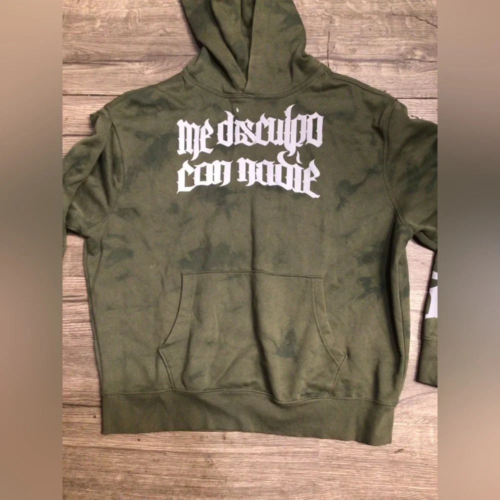 Old Navy Olive Green Graphic Hoodie - Picture 2 of 7
